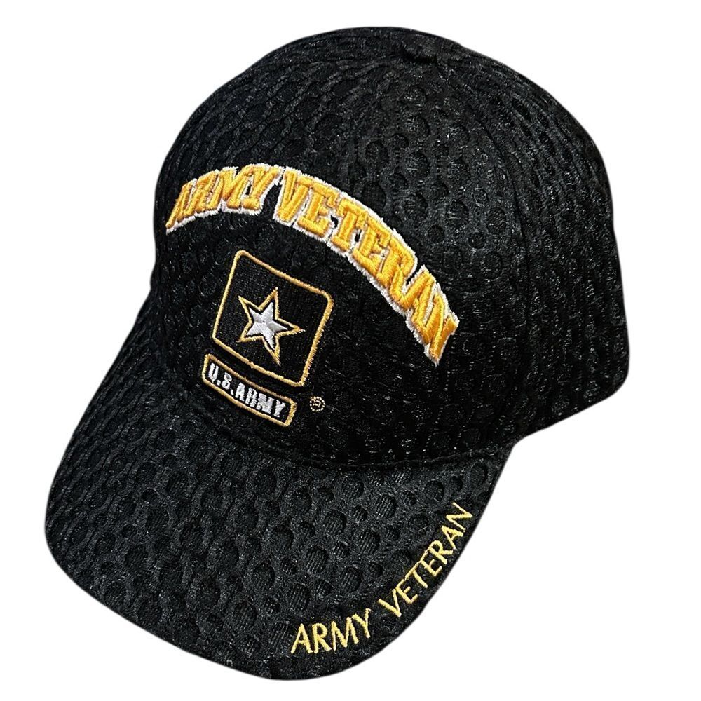 NEW Black Army Veteran Hat